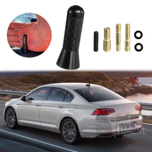 For 90-22 VW Passat 1.4" Short Radio Antenna AM/FM Mast Reception Aerial Carbon - Picture 1 of 18