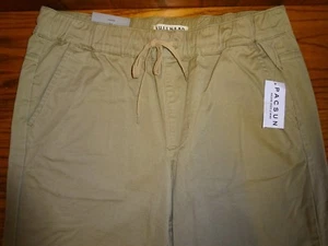 NEW WOMEN'S BULLHEAD DENIM COMPANY BEIGE CAPRI PANTS SIZE M - Picture 1 of 8