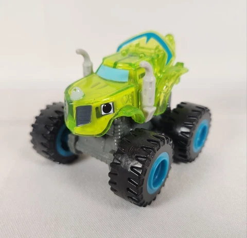 Blaze And The Monster Machines LIGHT UP FLASHING ZEG 2016 Die Cast Truck Mattel Cover
