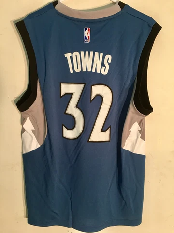 Adidas NBA Jersey Minnesota Timberwolves Towns Blue sz 2X Cover