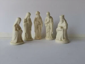 5 Vintage Keramik Marine Figuren weiß  - Bild 1 von 6