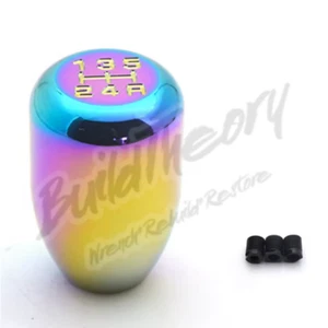 NEW JDM Universal Shift knob 5 Speed Manual NEO CHROM- Fits BMW 240sx 350Z Lexus - Bild 1 von 3