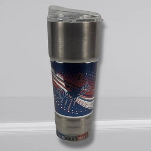MLB Los Angeles Dodgers 24oz Vacuum Insulated Stainless Steel Tumbler - Picture 1 of 13