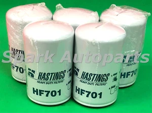 Lote de 5 filtros de transmisión HASTINGS HF701 para CLARK, FIAT-ALLIS, CASE, TROJAN - Imagen 1 de 3