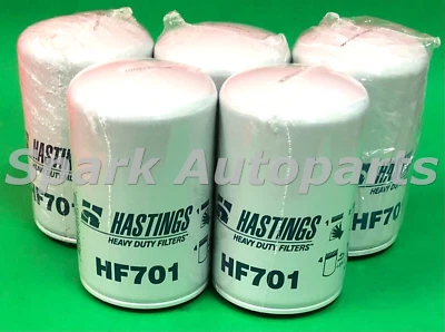 Lot of 5 Transmission Filter HASTINGS HF701 For CLARK, FIAT-ALLIS, CASE, TROJAN - Image 1 of 3
