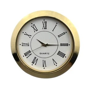 Mini Clock Insert 55mm Round Clock Fit-up Movement Miniature Clock Roman - Picture 1 of 6