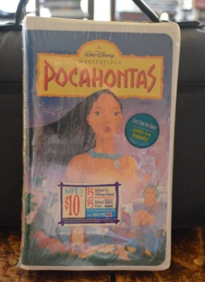 Pocahontas A Walt Disney VHS 1996 First Time on Video New Sealed #5741A & B Foto 1 de 4