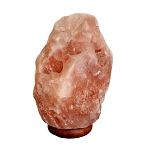 Lámpara De Sal Rosa Del Himalaya Salt Lamp Bienestar Relax Diseño Natural H 27cm - Imagen 1 de 3
