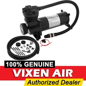 VIXEN AIR UNIVERSAL AIR COMPRESSOR 200PSI FOR CAR/TRUCK TRAIN HORN/SUSPENSION - Picture 1 of 9