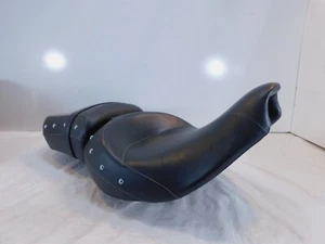 Indian Chief Chieftain Dark Horse Black Front Rider Rear Passenger Pillion Seats - Bild 1 von 10