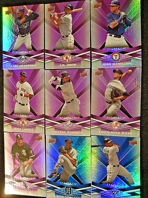 2009 Upper Deck Spectrum LOT of (9} NINE CARDS Ramierez, Crawford, Verlander - Image 1 of 4