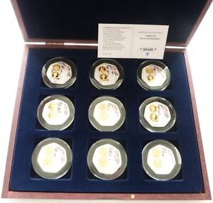 2021 Windsor Mint Decimalisation 50th Anniversary Silver Plated Proof 9 Coin Set