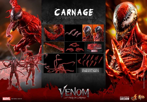 Hot Toys MMS619 Venom Let There Be Carnage Carnage 1/6 Scale Figure In Stock Cover