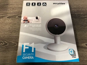 LaView Security Cameras 4pcs, Home Camera Indoor 1080P, Wi-Fi White - Picture 1 of 1