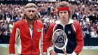 Iconic Tennis Athletes BJORN BORG & JOHN McENROE Picture Photo Print 13"x19"