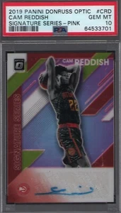 Donruss Optic Signature Series 2019-20 cámara rosa rojiza RC automático/25 PSA 10 - Imagen 1 de 1