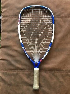 RAQUETA DE RACQUETBALL EKTELON AIR O WARRIOR 1900 OS 105 AGARRE SÚPER PEQUEÑO CON CUBIERTA - Imagen 1 de 12