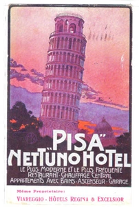 Pisa - Nettuno Hotel - 1928 - Picture 1 of 2