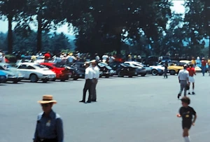 Porsche 911 Car Show 35mm Photo Slide Vintage 1981 - Picture 1 of 3