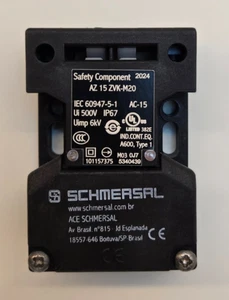 INTERRUPTOR DE SEGURIDAD SCHMERSAL AZ 15 ZVK-M20 196386 - Imagen 1 de 4