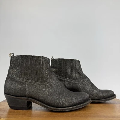 Mujer Golden Goose Deluxe Marca Crosby Marrón Brillo Botines Talla EU 37 Foto 1 de 4