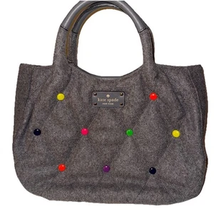 Kate Spade Dazzle Dot Stevie Wool Quilted Polka Dot Satchel - Picture 1 of 12