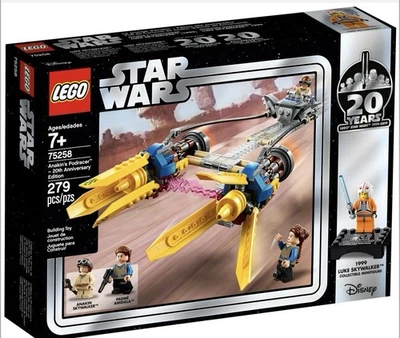 LEGO Star Wars 75258 Anakin's Podracer Edición 20 Aniversario Nuevo SELLADO Foto 1 de 4