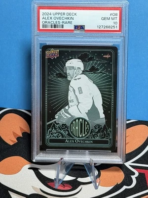 2024-25 Upper Deck Extended Series Oráculos Raros Alex Ovechkin #O-8 PSA 10 POP 1 - Imagem 1 de 3