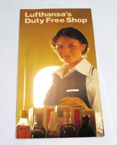 Lufthansa Duty Free Shop Broschüre Bundesrepublik Deutschland 1980 - Bild 1 von 3
