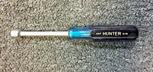 HUNTER, DRIVER DADO ESAGONALE 20F 3/8", USA - Foto 1 di 3