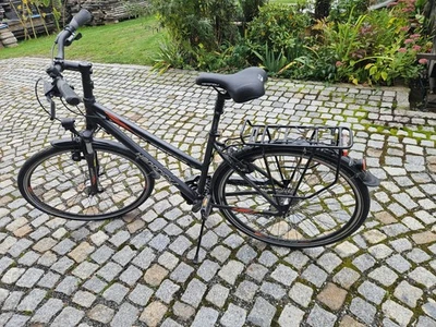 28 zoll Damenfahrrad Hendricks Grau - Schwarz gebraucht - Bild 1 von 4