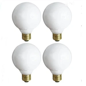 2 Feit Electric 3-Pack 25G25/W/3 Bath Vanity Lightbulbs, Double Life ,Soft White - Picture 1 of 4