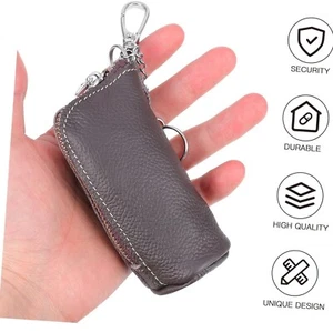 Key Bag Pu Leather Small Coin for Purse Keychain Wallet Bag Pouch for Purse Key - Picture 1 of 10