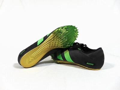 Adidas Adizero Prime SP Negro Verde Correr Pista Campo Zapatos Talla 10.5 NUEVO HR0221 Foto 1 de 4