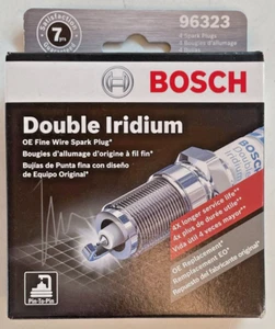 4 Bosch Double Iridium Spark Plugs For 2013-2018 HYUNDAI SANTA FE SPORT L4-2.4L - Picture 1 of 2