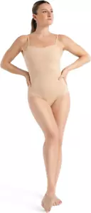 Capezio Team Camisola Leotardo Body Correa Ajustable TB1420 Verde azulado Nuevo Mujer Talla XL - Imagen 1 de 3
