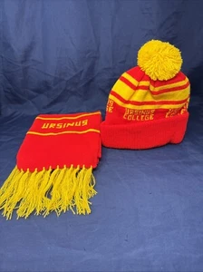 Vintage Ursinus College Mütze und Schal Set New Old Stock!! Super!! - Bild 1 von 12