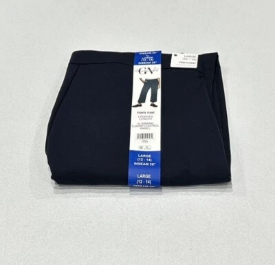 Calça Ponte Gloria Vanderbilt Feminina Cropped, Azul Marinho, Tamanho G - Imagem 1 de 4