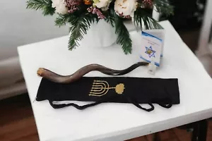 Corno Kudu Kosher Kosdu Completamente Lucidato 32""-36"" + Borsa + Spray + Guida di Yaliland - Foto 1 di 24