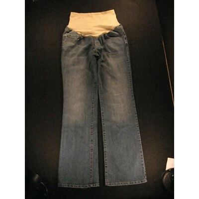 OLD NAVY Maternity Jeans 30 x 32 MEASURED Low-Rise Tag:10 Boot Cut Full Panel - Image 1 of 4