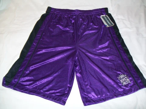 Brand New Sacramento Kings Purple & Black NBA Basketball Shorts w/Pockets Men L Cover