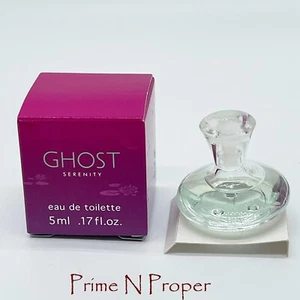 RARE....Ghost Serenity Eau De Toilette for Women Made In France 5ml / ,17 fl - Picture 1 of 3
