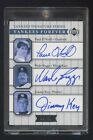 2003 Ud Yankees Forever Triple Autograph #49/50 Paul O'neill-Wade Bogs-Jimmy Key