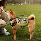 Dog Backpack with Side Pockets Reflective Stripes for Walking Travel Camping