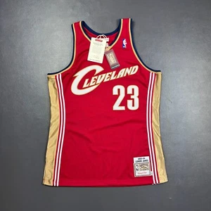 100% Authentic Lebron James Mitchell & Ness 03 04 Cavaliers Jersey 44 L Men - Picture 1 of 6