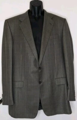 Hickey Freeman Sports Coat Men's 42 LNG Plaid Multi Color Blazer Long Sleeve  - Изображение 1 из 4
