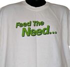 Alpha Powered Vintage 90s Tshirt Feed The Need Tech Technology Size XL