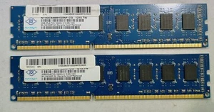 Nanya 8HB, 2 X 4GB NT4GC64B8HG0NF-CG 4GB x 2, PC3 Ram, DIMM, DDR3 (#219) - Picture 1 of 2