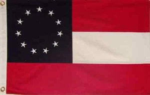 2x3 sewn Cotton 11 Star Civil War Flag - Mosby or Mosby's Rangers flag - Picture 1 of 5