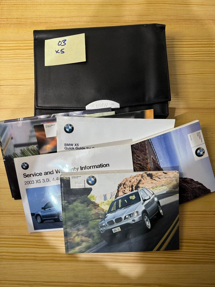 2003 BMW X5 владелец руководство Бесплатная доставка - Изображение 1 из 1